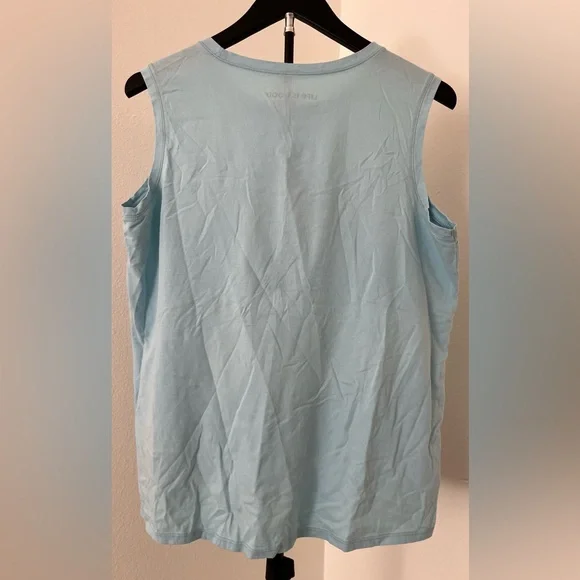 🌼 Life is Good “Van Go” Light Blue Women’s Tank Top – Size L - Picture 5 of 7